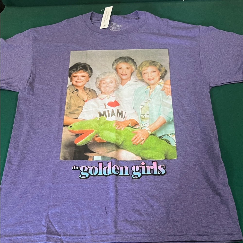 Golden girls Graphic Tee - Purple